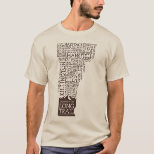 Vermont Long Trail T-Shirt (Brown Logotyp)