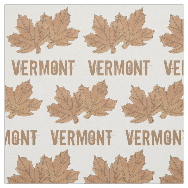 Vermont Maple Löv Lövs Sockergodis VT Foodie Tyg (Provkarta)