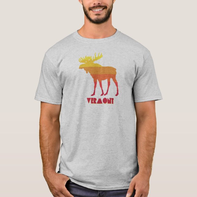Vermont Moose T Shirt (Framsida)