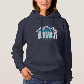 Vermont Mountain Blå himmel Coola VT Mountains Win T Shirt