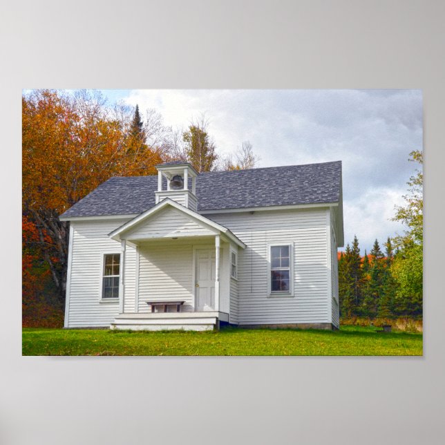 Vermont One Room Schoolhouse Poster (Framsidan)