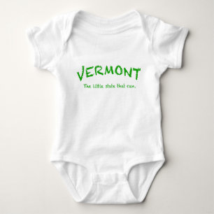 Vermont på burk den begynna rankan, vit t-shirt