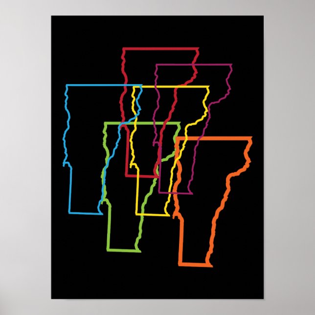 vermont pride oskärpa poster (Framsidan)