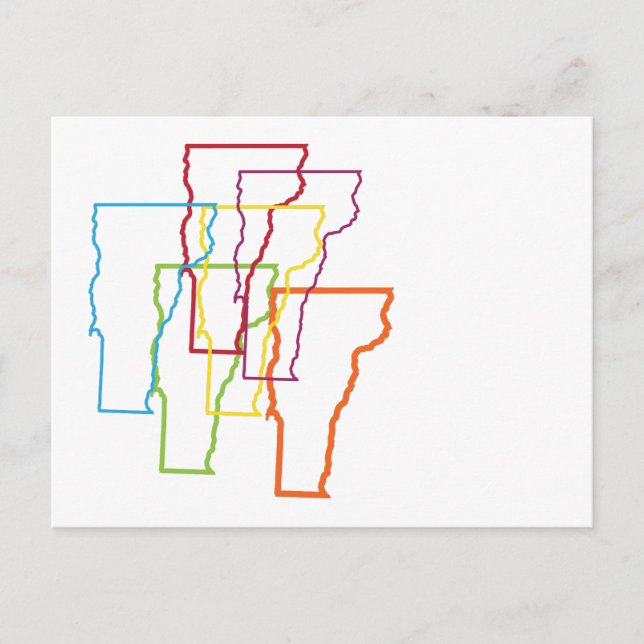 vermont pride oskärpa vykort (Framsida)