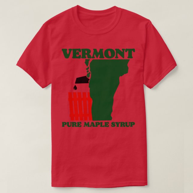 Vermont Pure Maple Syrup T Shirt (Design framsida)