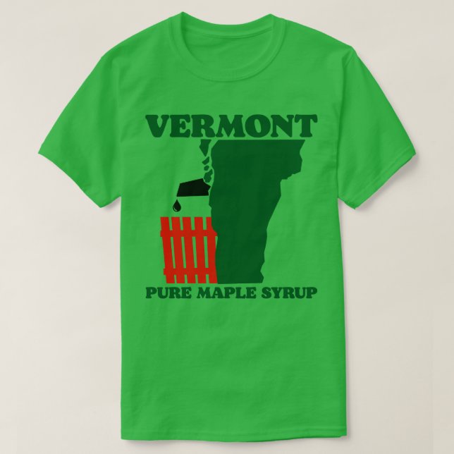 Vermont Pure Maple Syrup T Shirt (Design framsida)