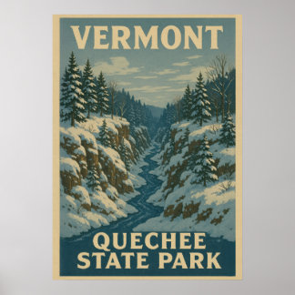 Vermont Quechee State Park V01 Poster