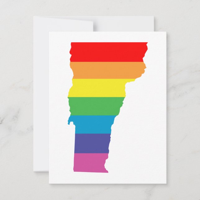 vermont-regnbåge inbjudningar (Framsida)
