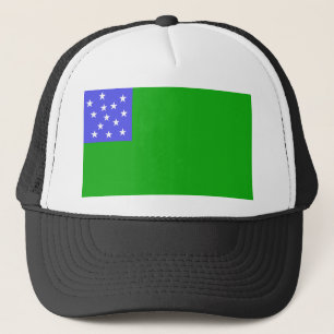 Vermont republik - flagga av de gröna bergpojkarn keps