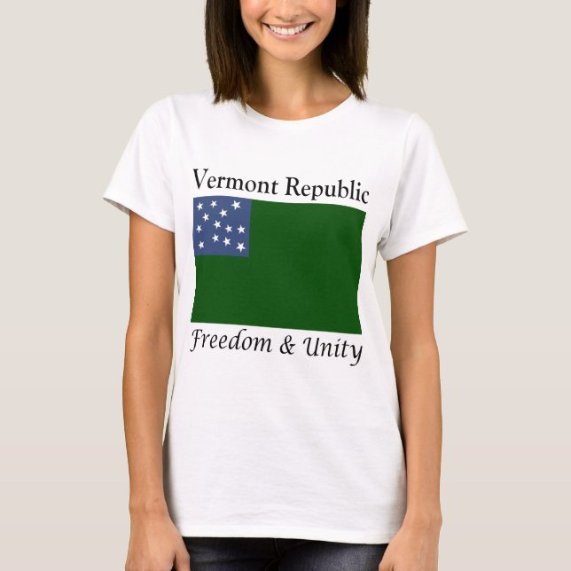Vermont republik t shirt (Framsida)