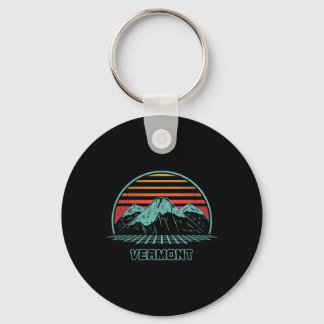 Vermont Retro-berget som har 80-tal Stil Nyckelring