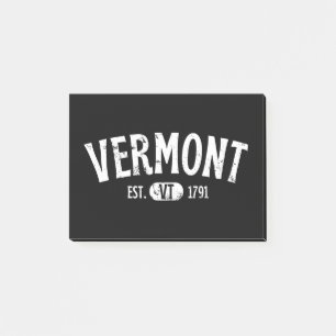 Vermont Retro Vintage VT Post-it Block