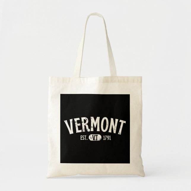 Vermont Retro Vintage VT Tygkasse (Framsidan)
