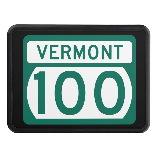 Vermont Route 100-vägskylt Dragkroksskydd (Framsidan)