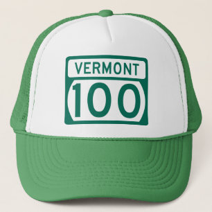 Vermont Route 100-vägskylt Keps