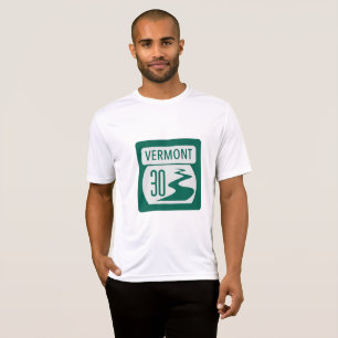 Vermont Rt. 30 Vägskyltar T-Shirt
