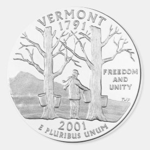 Vermont Runt Klistermärke