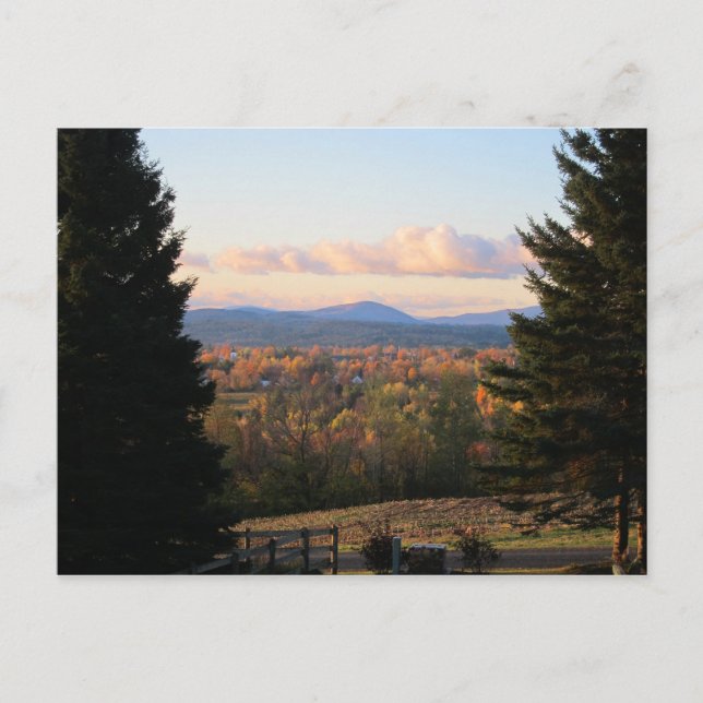 Vermont Scene Vykort (Framsida)