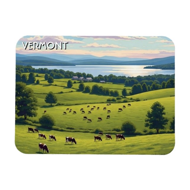 Vermont Shelburne Farms Resor Magnet (Horisontell)