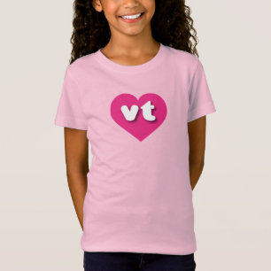 Vermont shock rosa hjärta - I kärlek vt T Shirt