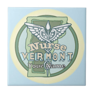 Vermont Sjuksköterska Caduceus Kakelplatta