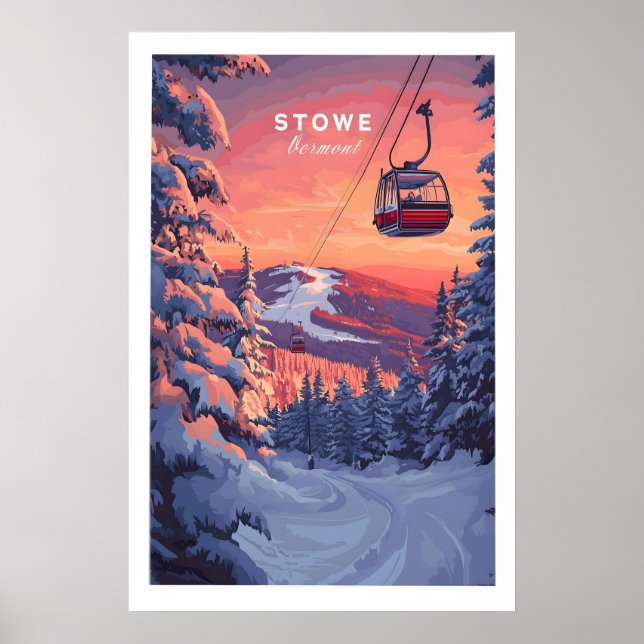 Vermont skidkonst 1 poster (Framsidan)