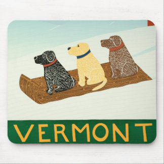 Vermont Sled Hundar Mousepad - Stephen Huneck Musmatta