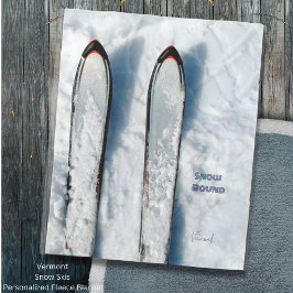 Vermont Snö Ski Fleece Blanket