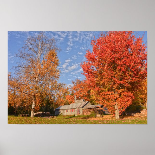 Vermont Sockerhus Poster (Framsidan)