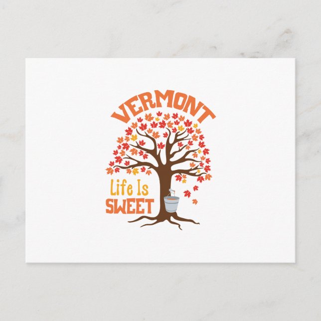 Vermont Söta Livet Vykort (Framsida)