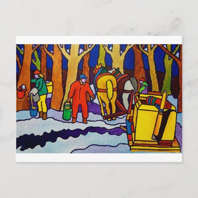 Vermont Spring J av Piliero Vykort (Framsida)