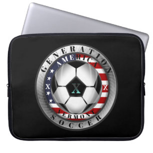 Vermont State Generation X American Ocer Laptop Fodral