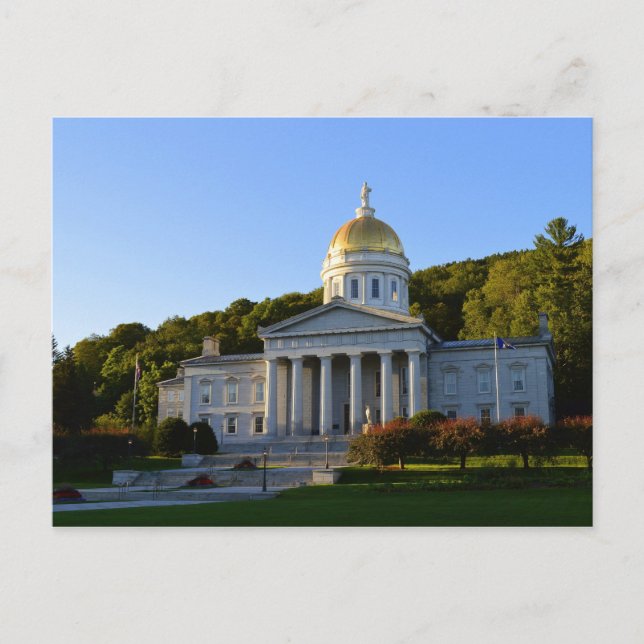 Vermont State House Montpelier Vykort (Framsida)