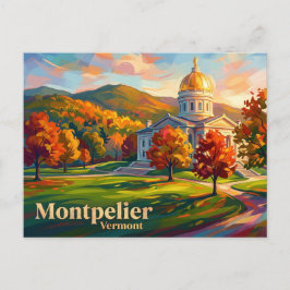 Vermont State House USA Vykort