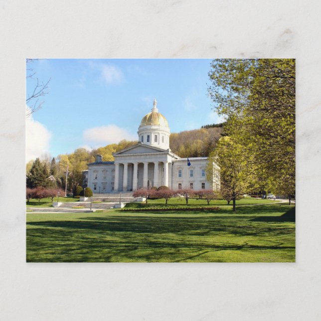 Vermont State House Vykort (Framsida)