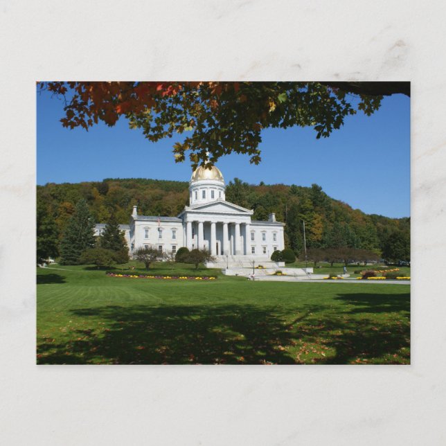 Vermont State House Vykort (Framsida)