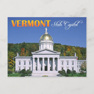 Vermont State Huvudstad byggnads, Montpelier Vykort