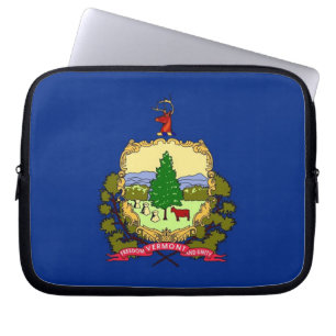 Vermont Statlig flagga Laptop sleeve