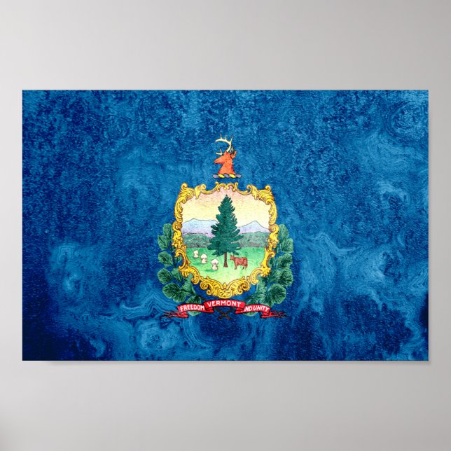 Vermont Statlig flagga Poster (Framsidan)