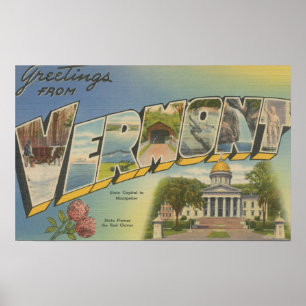 Vermont (statligt kapital/blomma) - poster
