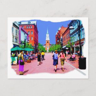 Vermont Street Painting-vykort Vykort