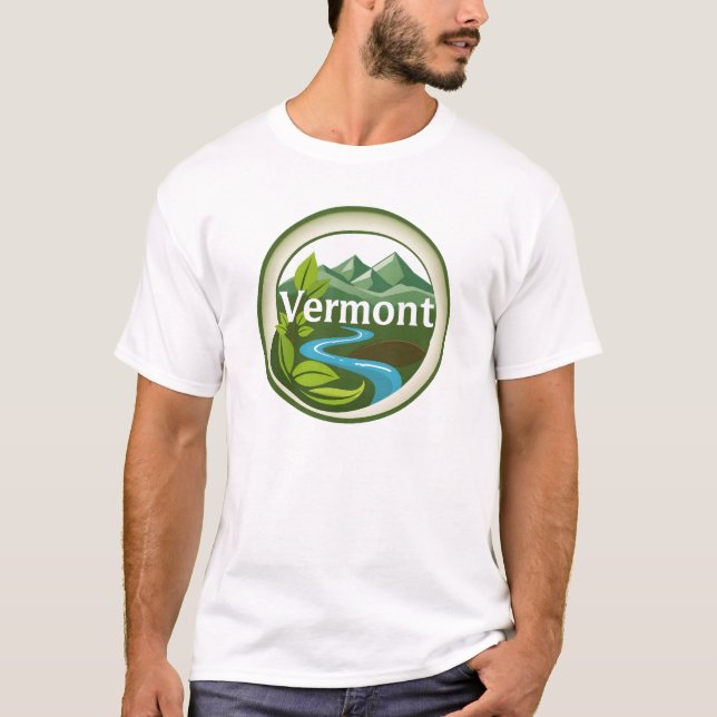 Vermont T-Shirt V01 (Framsida)