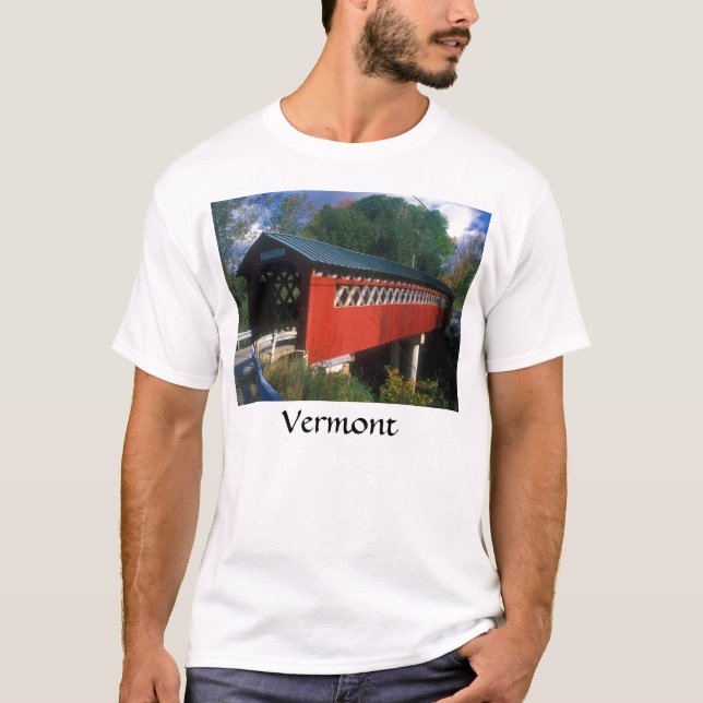 Vermont täckte överbryggar tee (Framsida)