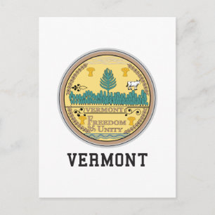 Vermont-tillstånd Vykort