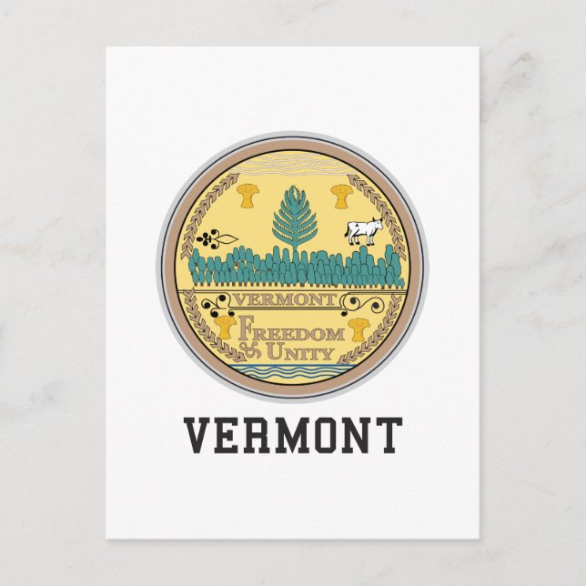 Vermont-tillstånd Vykort (Framsida)