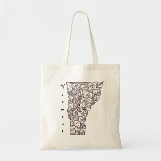 Vermont Tote Bag Tygkasse (Framsidan)