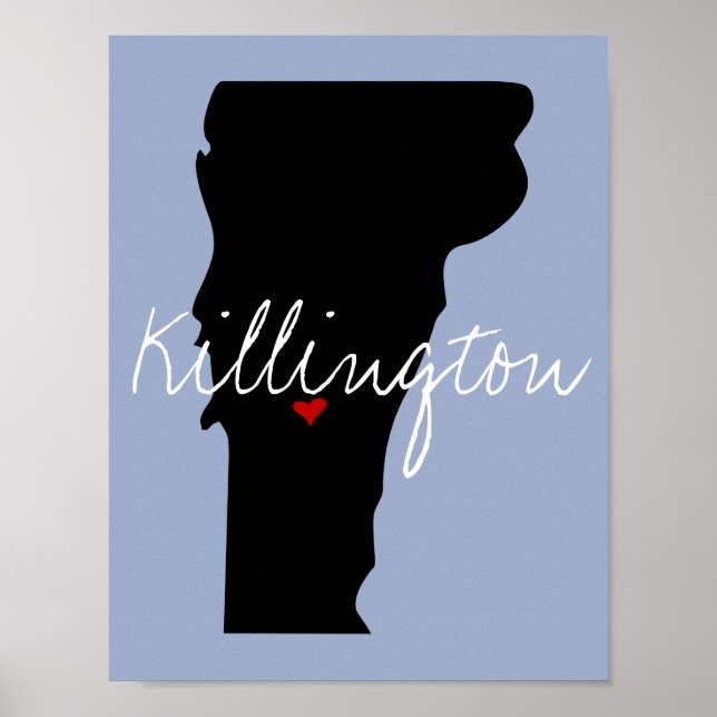 Vermont Town Poster (Framsidan)