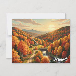 Vermont Travel Vykort