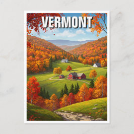 Vermont Travel Vykort