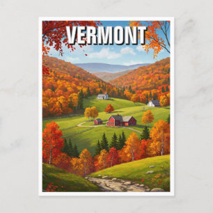 Vermont Travel Vykort